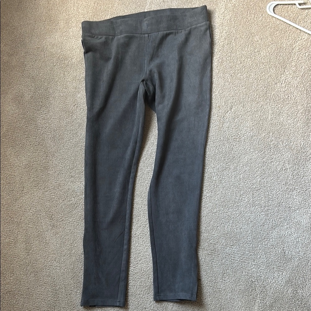 Women’s Gray suede like Leggings